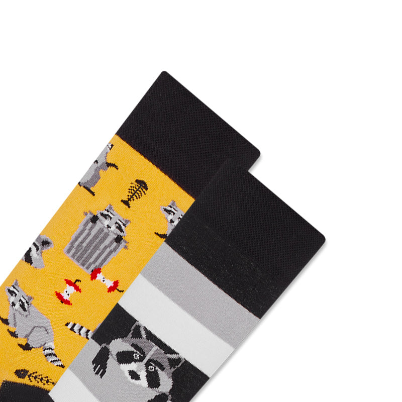 Raccoon Bandit Socks