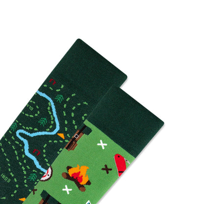 Map Socks Many Mornings The Map Socks – Mismatched Design, Unisex, Travel ...