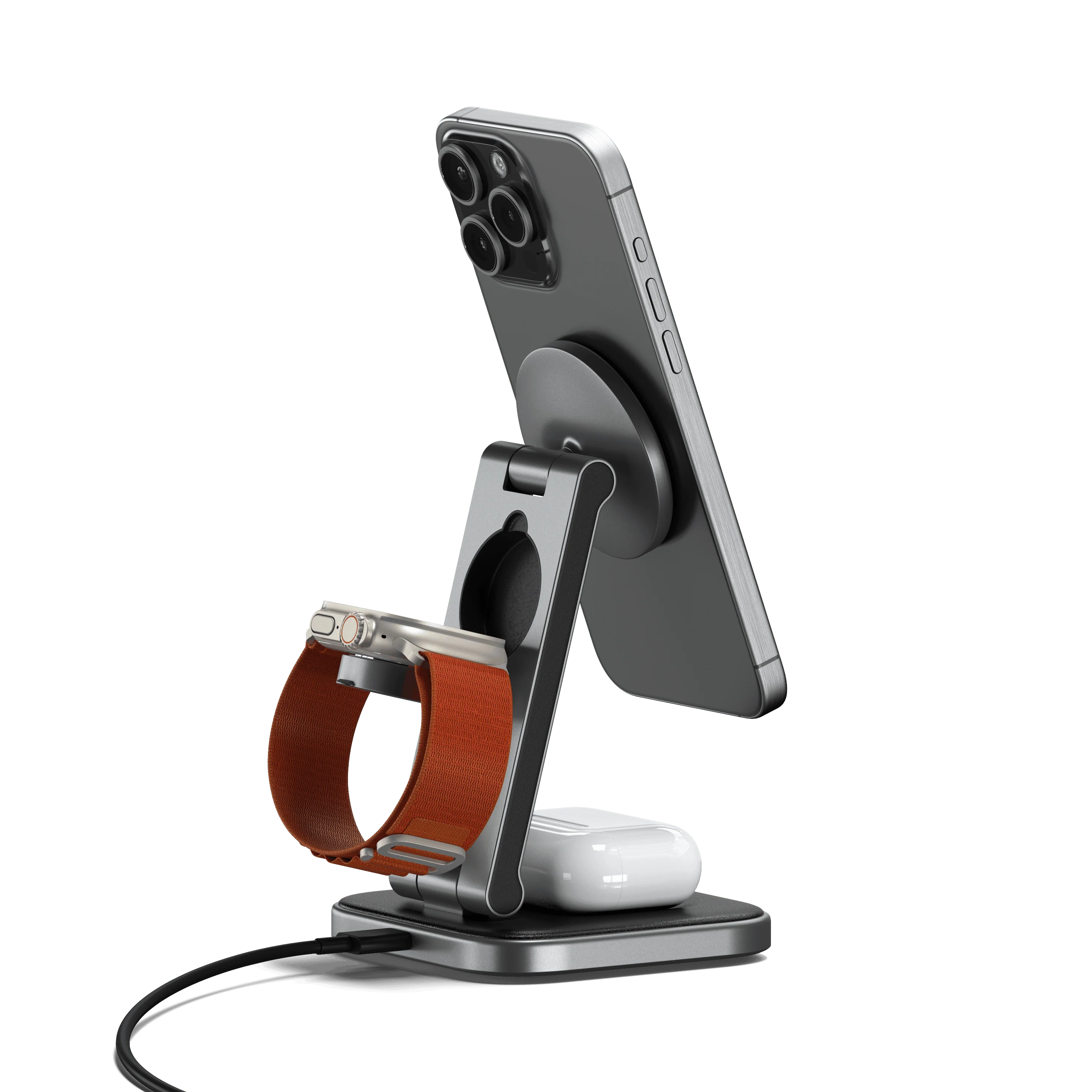 Foldable Qi2 Wireless Charging Stand