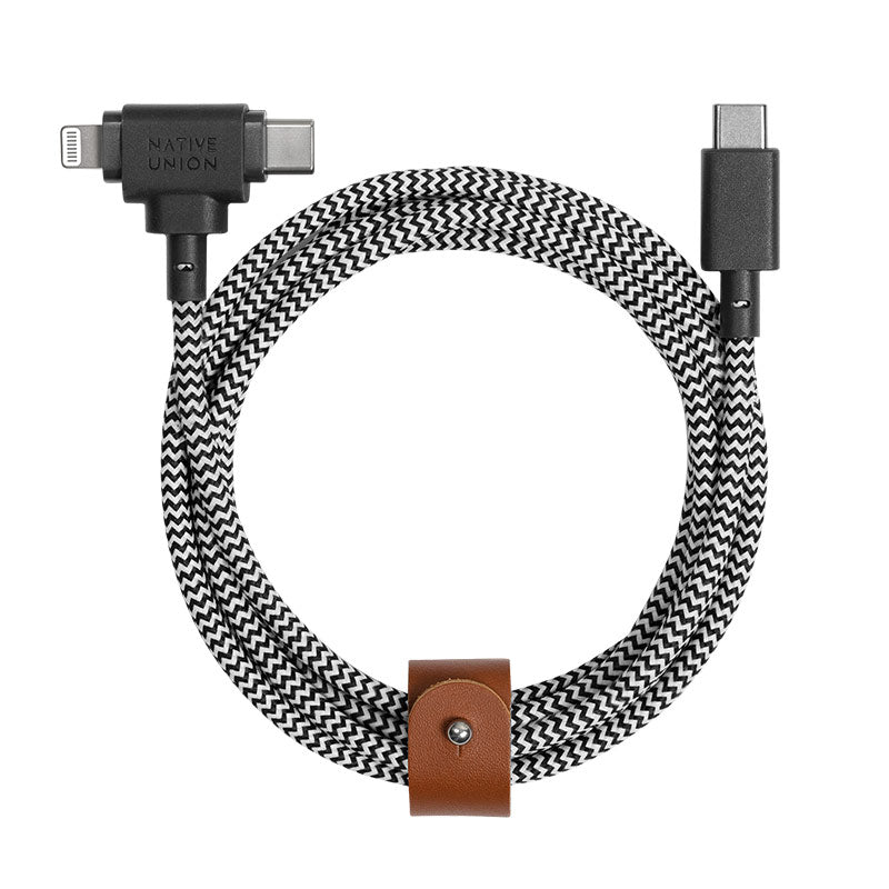 Belt Cable Duo (USB-C to USB-C & Lightning)