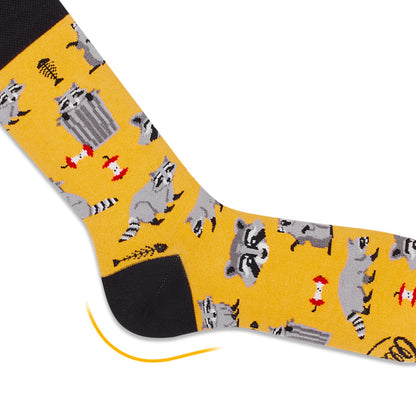 Raccoon Bandit Socks