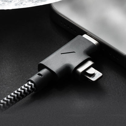 Belt Cable Duo Pro 240W (USB-C to USB-C & Lightning)