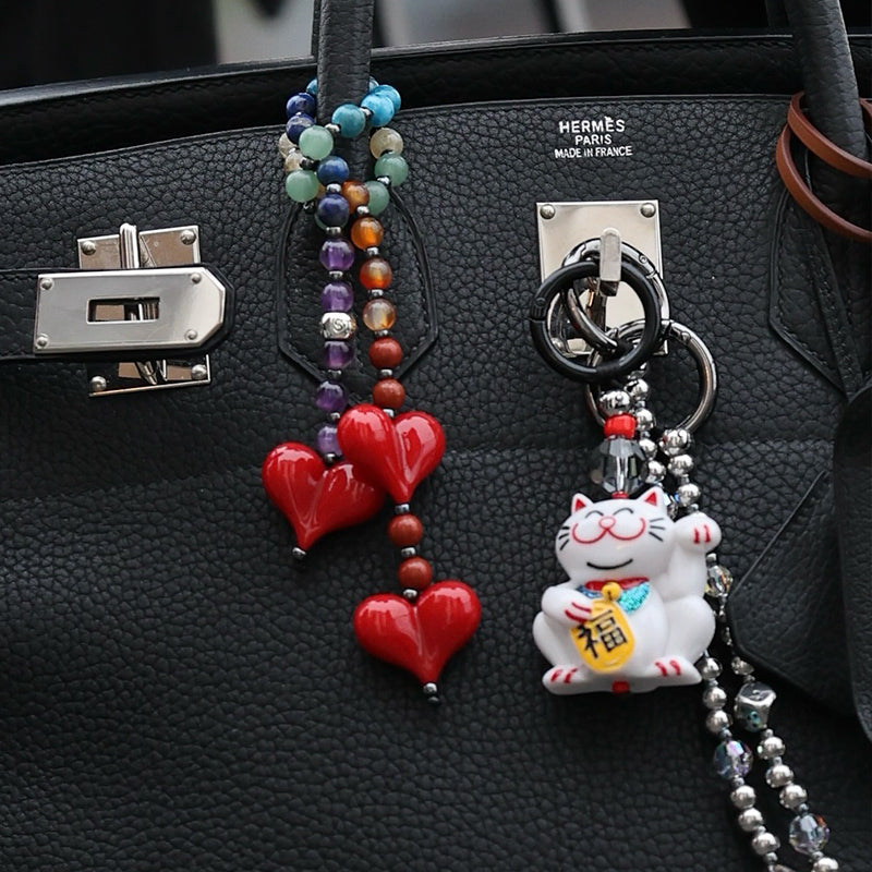 Lucky Cat Maneki-neko Bag Ting