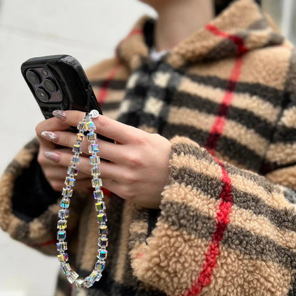 Drip Ting Crystal Wristlet Phone Strap