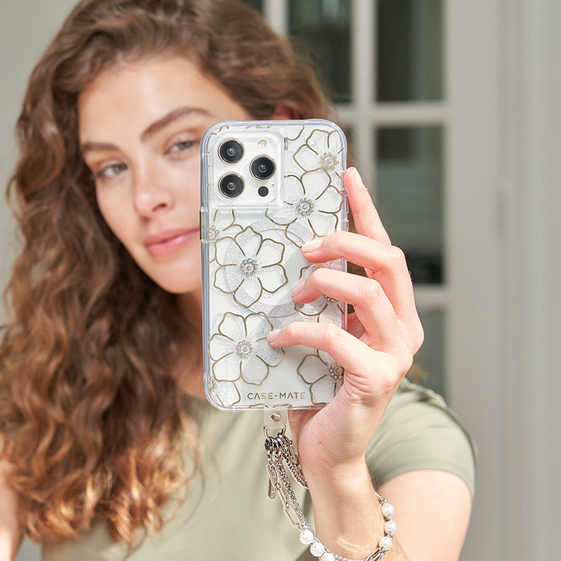 Floral Gems iPhone Case