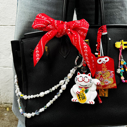 Lucky Cat Maneki-neko Bag Ting