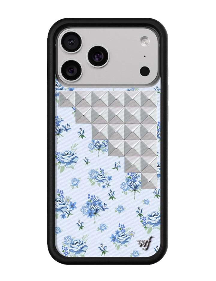 Forget Me Not Floral Stud iPhone Case