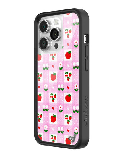 Wildflower iPhone case 14 Pro An Apple A Day Fruit Flowers