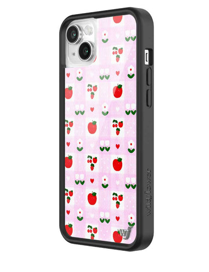 Wildflower iPhone case 14 Plus An Apple A Day Fruit Flowers