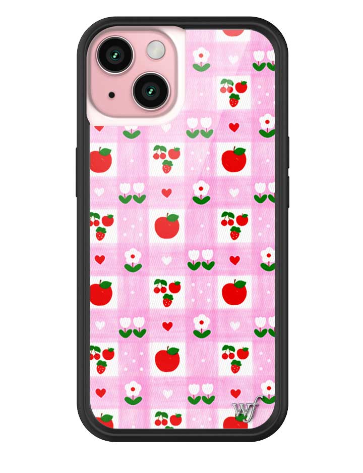 Wildflower iPhone case 15 An Apple A Day Fruit Flowers