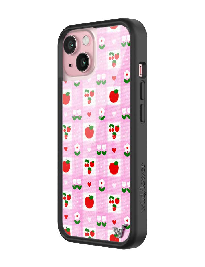 Wildflower iPhone case 15 An Apple A Day Fruit Flowers