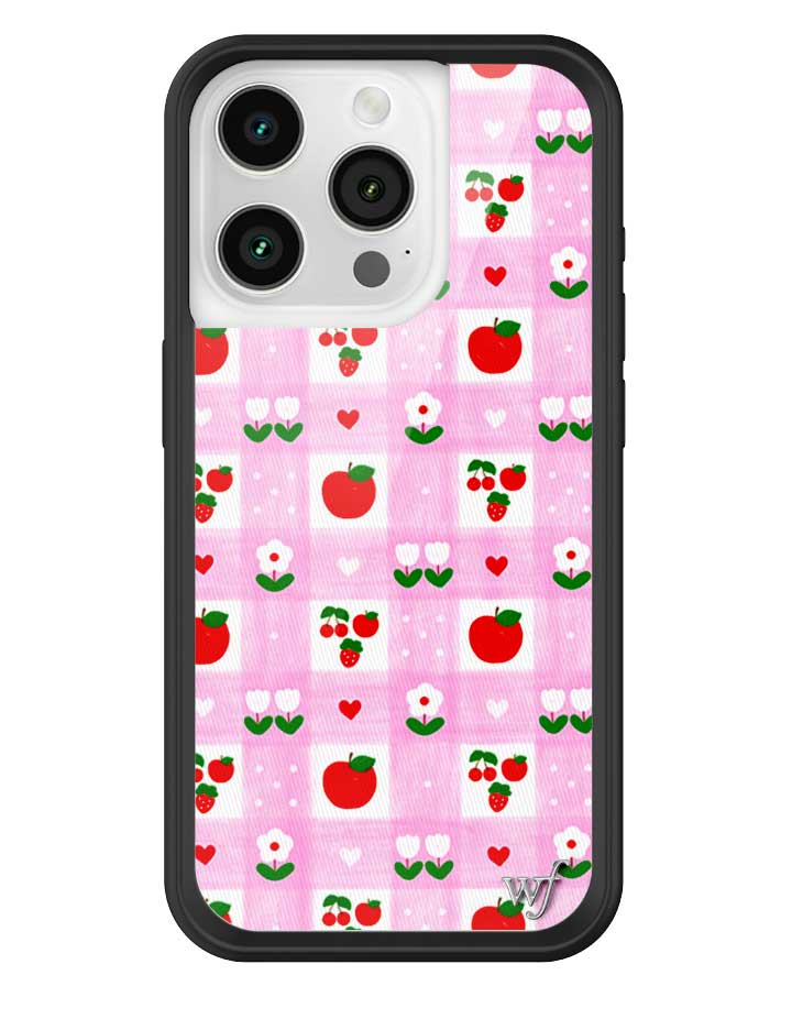 Wildflower iPhone case 15 Pro An Apple A Day Fruit Flowers