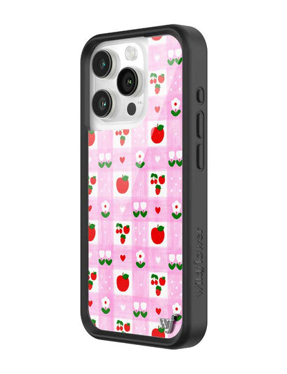 Wildflower iPhone case 15 Pro An Apple A Day Fruit Flowers