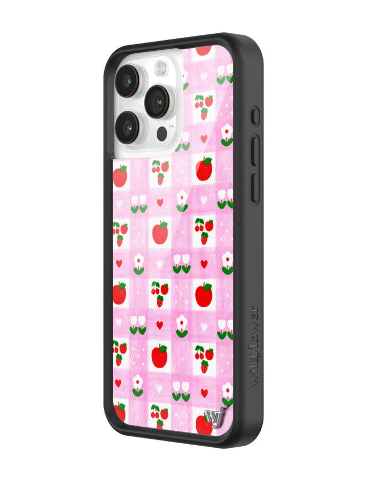 Wildflower iPhone case 15 Pro Max An Apple A Day Fruit Flowers