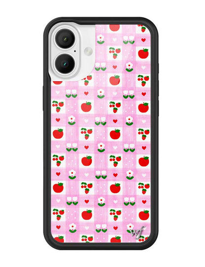 Wildflower iPhone case 16 Plus An Apple A Day Fruit Flowers