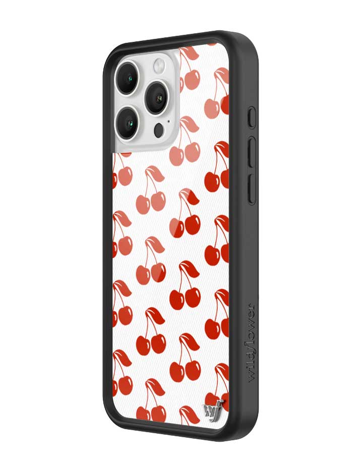 Wildflower iPhone case 16 Pro Max American Cherries Red Cute
