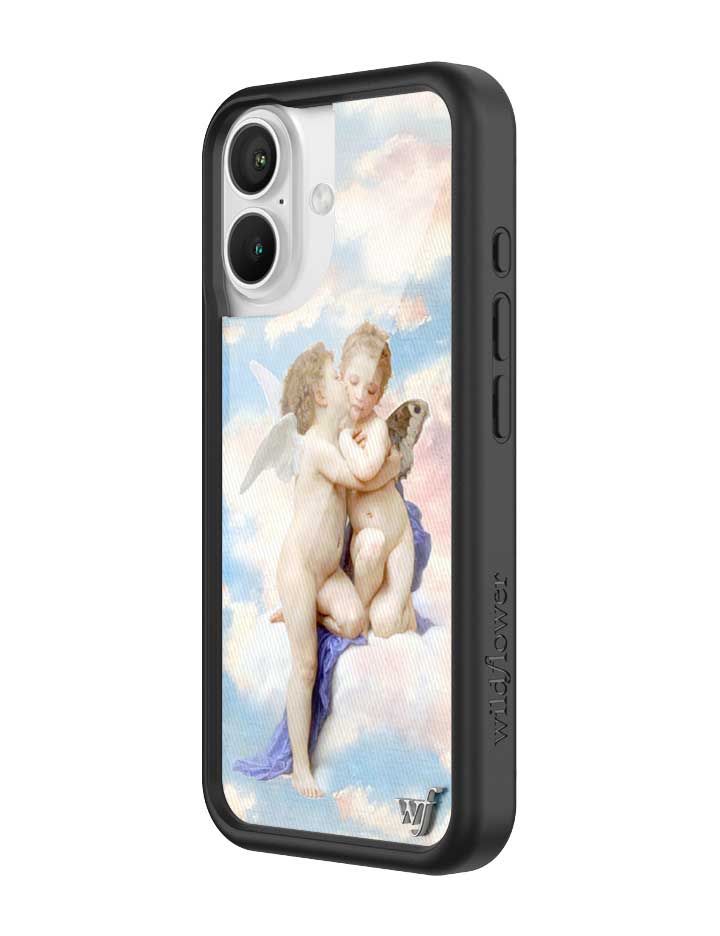 wildflower iphone case 16 angels blue white