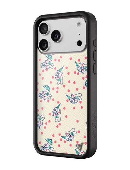 Wildflower iPhone case 17 Pro Max Ashley Williams Bunny Baby Cream Pink Cute