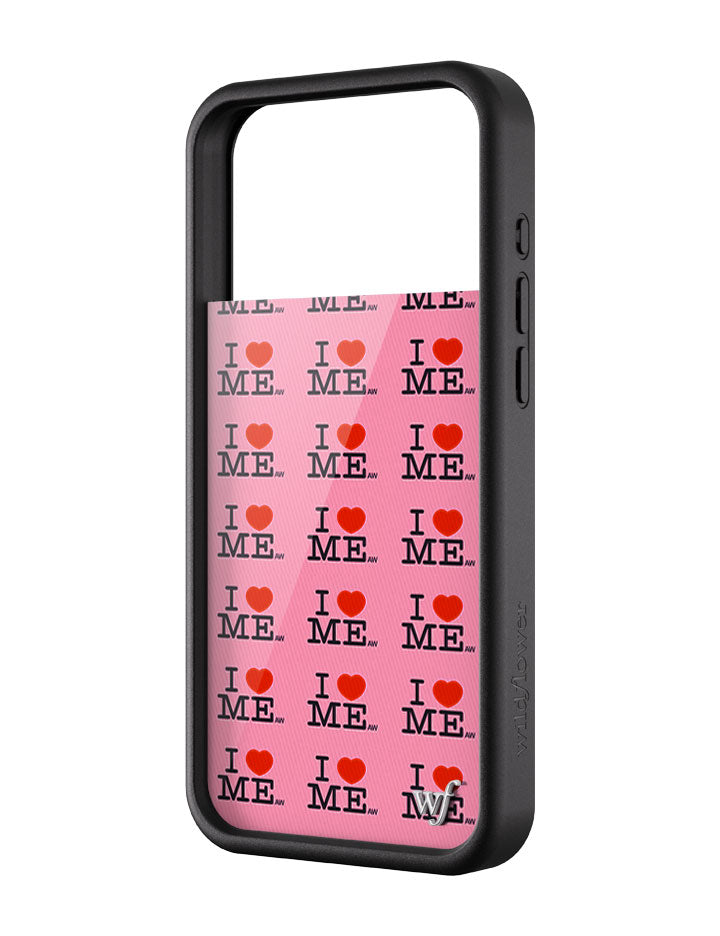 Wildflower iPhone case 17 Pro Max I Heart Me Red Pink Cute