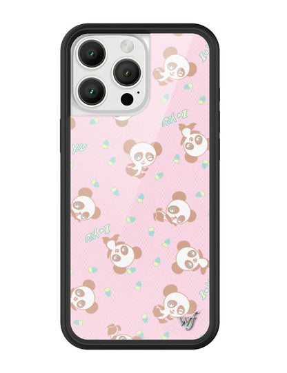 Wildflower iPhone case 16 Pro Max Ashley Williams Panda Pink Cute