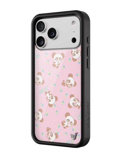 Wildflower iPhone case 17 Pro Max Ashley Williams Panda Pink Cute