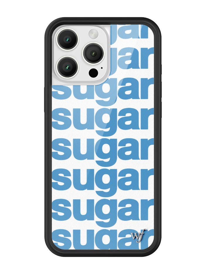 Wildflower iPhone case 16 Pro Max Ashley Williams Sugar Packet Blue Cute