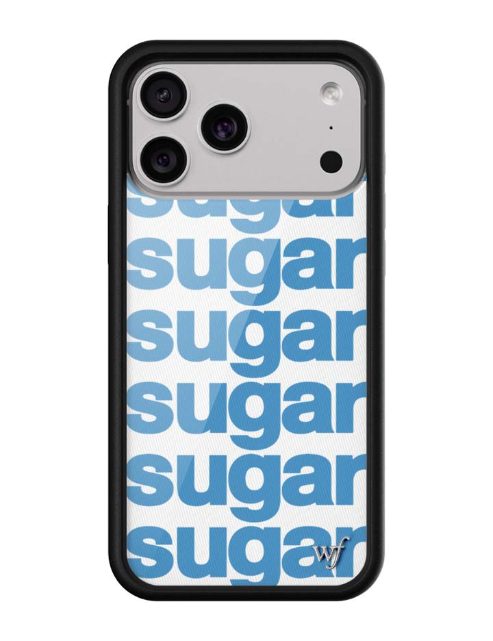 Wildflower iPhone case 17 Pro Max Ashley Williams Sugar Packet Blue Cute