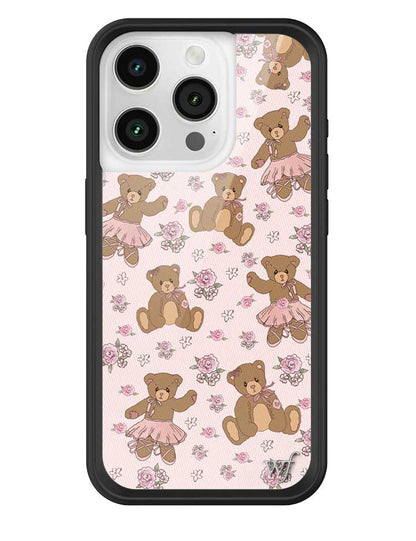 wildflower bear-y ballet iphone 15 pro case