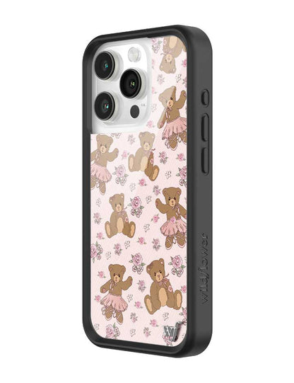 wildflower bear-y ballet iphone 15 pro case