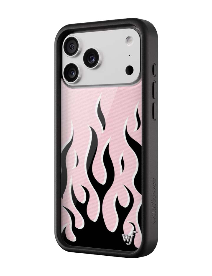 Pink Flames iPhone Case