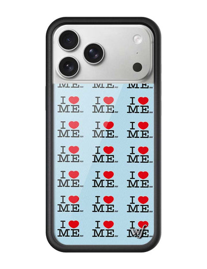 Wildflower iPhone case 17 Pro Max I Heart Me Red Blue Cute