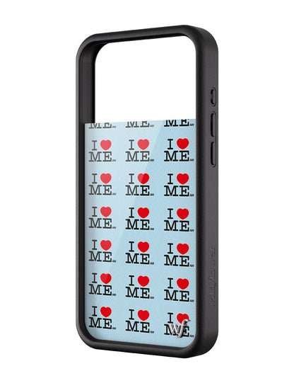 Wildflower iPhone case 17 Pro Max I Heart Me Red Blue Cute