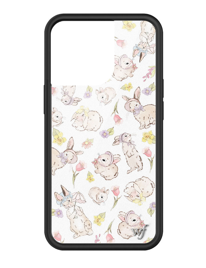 Wildflower Bunnies In Bonnets iPhone 13 Pro Case