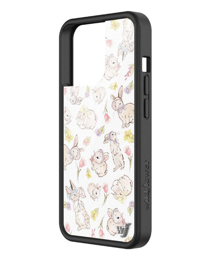 Wildflower Bunnies In Bonnets iPhone 13 Pro Case