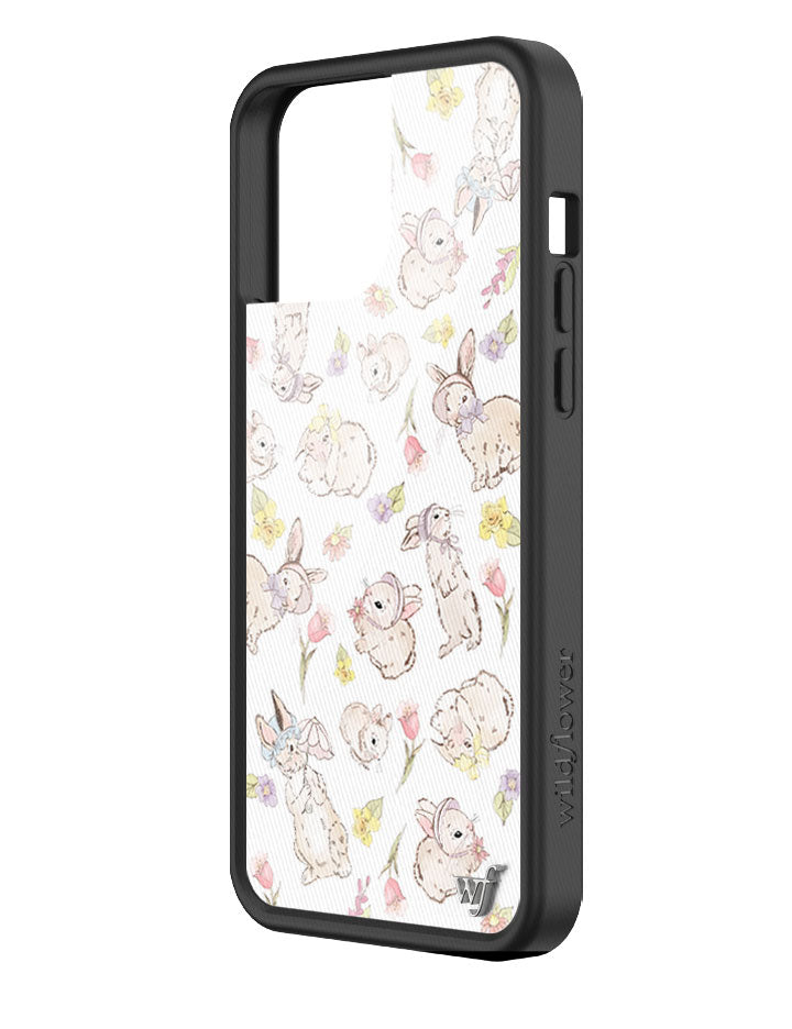 Wildflower Bunnies In Bonnets iPhone 13 Pro Max Case