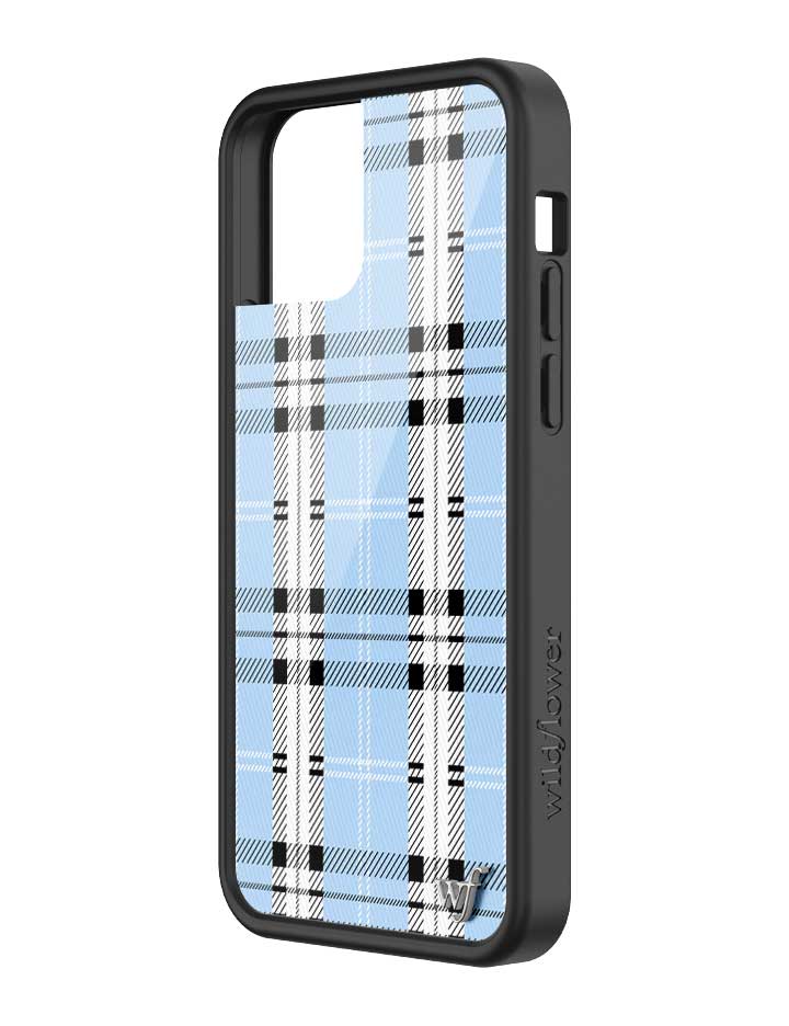 Wildflower Plaid | Blue iPhone 12 12 Pro Case