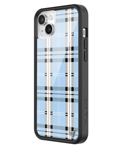 Wildflower Plaid | Blue iPhone 14 Plus Case