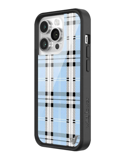 Wildflower Plaid | Blue iPhone 14 Pro Case