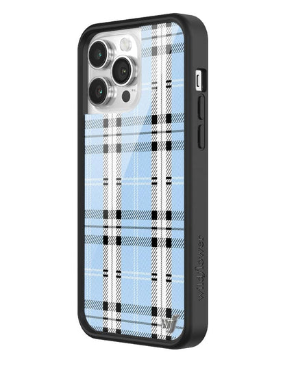 Wildflower Plaid | Blue iPhone 14 Pro Max Case