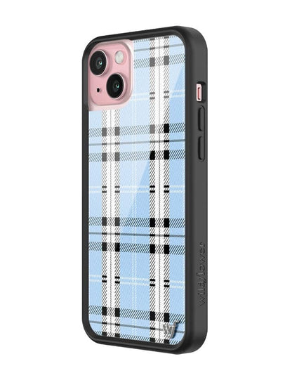 Wildflower Plaid | Blue iPhone 15 Plus Case