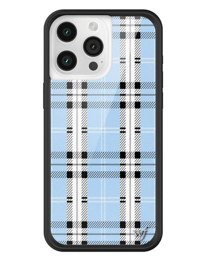 Wildflower Plaid | Blue iPhone 15 Pro Max Case