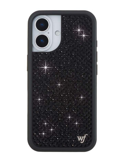 水鑽黑色 iPhone 手機殼