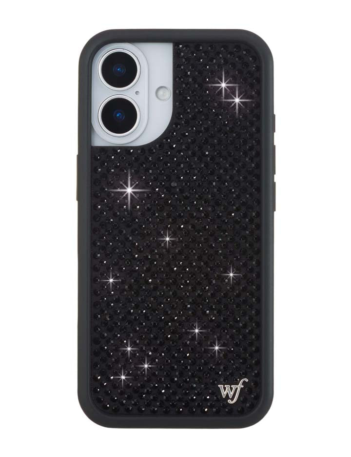水鑽黑色 iPhone 手機殼