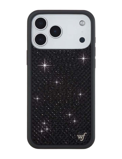 水鑽黑色 iPhone 手機殼