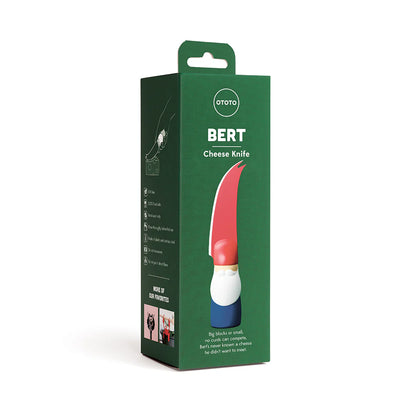Green box containing OTOTOs Bert, featuring a playful design with a red handle.