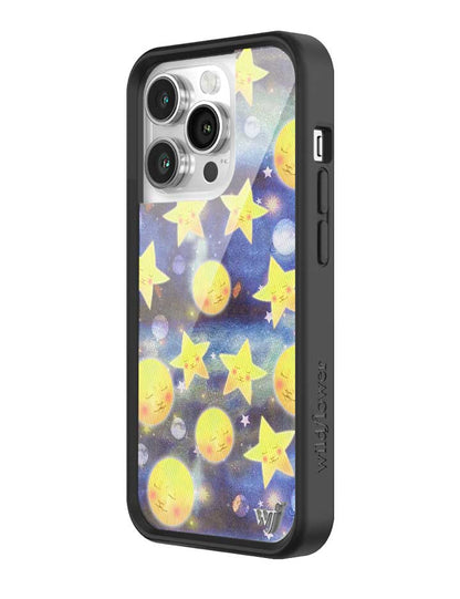 wildflower-iphone-case-14-pro-celestial-dreaming-moon-stars-blue-yellow-white-sweet-universe-fashion