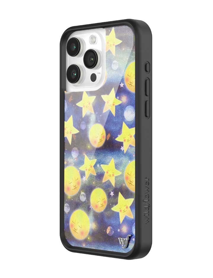 wildflower-iphone-case-15-pro-max-celestial-dreaming-moon-stars-blue-yellow-white-sweet-universe-fashion