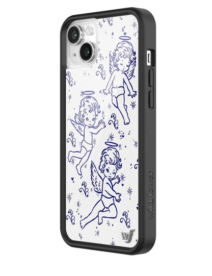 Wildflower Cherubs iPhone 14 Plus Case