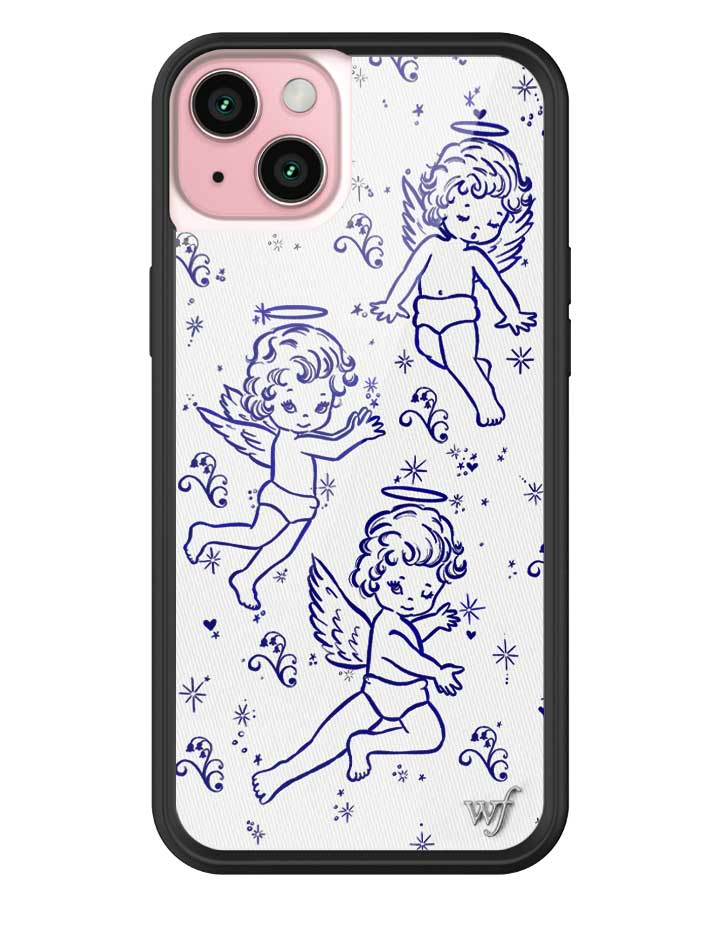 Wildflower Cherubs iPhone 15 Plus Case