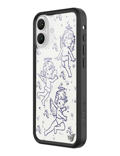 Wildflower Cherubs iPhone 16 Plus Case